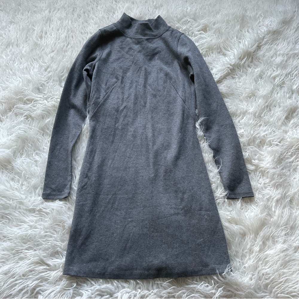 Everlane Grey Long Sleeve Dress